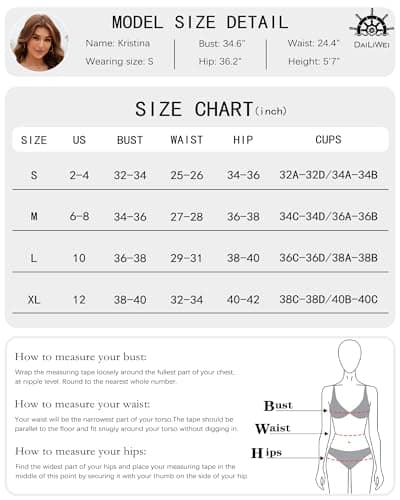 Metallic Bikini Sets for Women - DaiLiWei 3 Piece Triangle Swimsuits