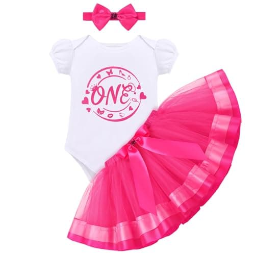 Toddler Baby Girls 1st Birthday Outfit Set