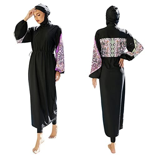 IMEKIS Women's Modest Muslim Burkini Swimwear