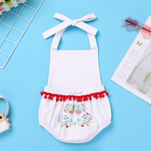 IMEKIS Newborn Baby Girl Mexican Fiesta 1st Birthday Outfit