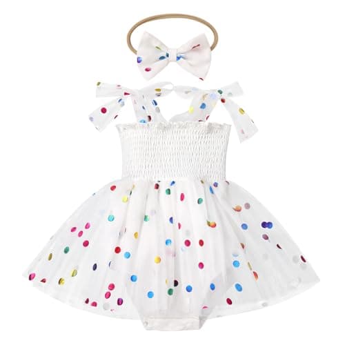 Baby Girl Strawberry Birthday Outfit: Boho Romper Dress with Headband for Summer Cake Smash Photoshoot