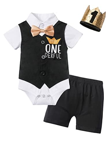 Mr One-derful Baby Boy Birthday Outfit