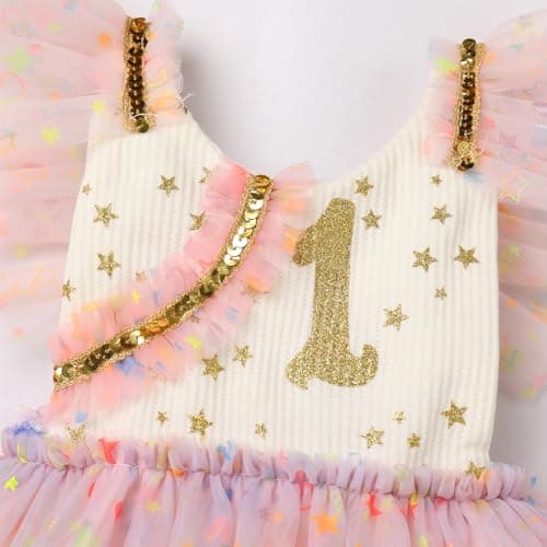 Toddler Baby Girl 1st Birthday Princess Dress