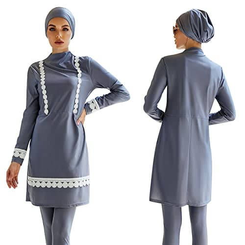 IMEKIS Women's Modest Muslim Burkini Swimwear