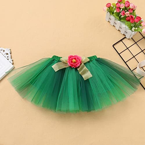 IMEKIS Pineapple 1st Birthday Outfit: Baby Flamingo Luau Tutu Hula Skirts