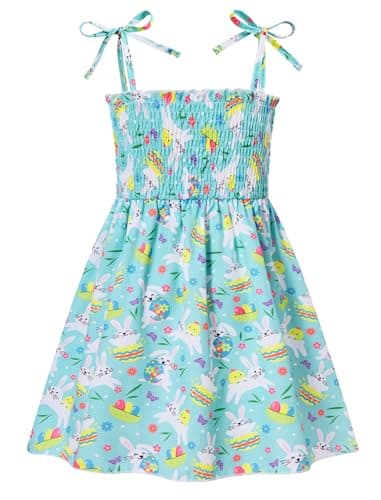 Vieille Princess Floral Summer Sundress for Toddler Girls 1-6 Years