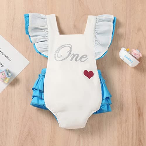 IMEKIS Baby Girl 1st Birthday Tutu Dress with Headband