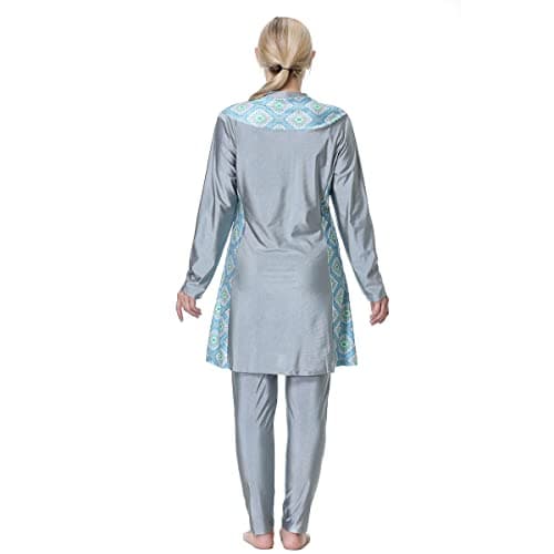 IMEKIS Modest Women's Plus Size Muslim Burkini Swimwear Set