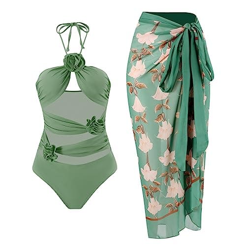 Tropical Flower Bikini Set for Women