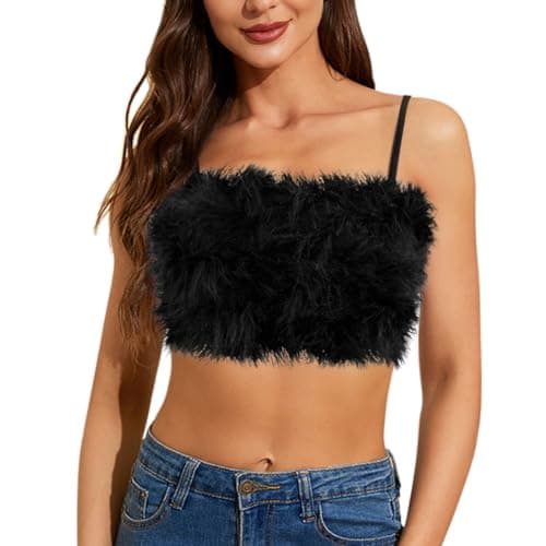 Reflective Crop Top for Women, Festival Rave Outfits and Girls Club Tank Vest