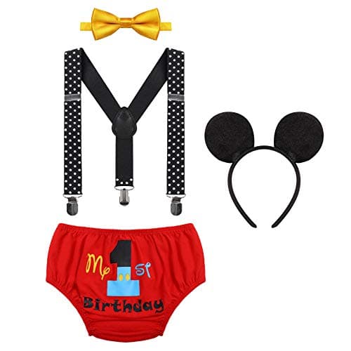 Baby Boys Birthday Cake Smash Outfit Set