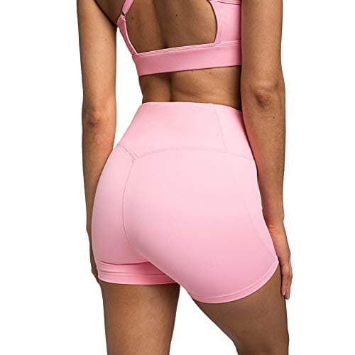 IDOPIP Women's Seamless High-Waist Legging Shorts & Sports Bra Tracksuit Set