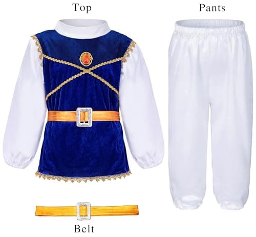 GZ-LAOPAITOU Boys Prince Charming Costume for Birthday and Halloween Cosplay