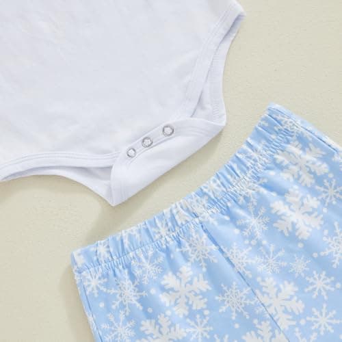 Filgrox Winter 1st Birthday Outfit - Snowflake Romper & Headband