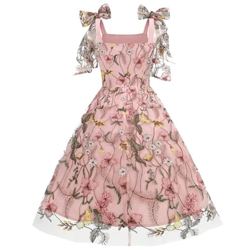 Simple Tulle Dress with Spaghetti Straps for Women's Vintage-themed Wedding Parties