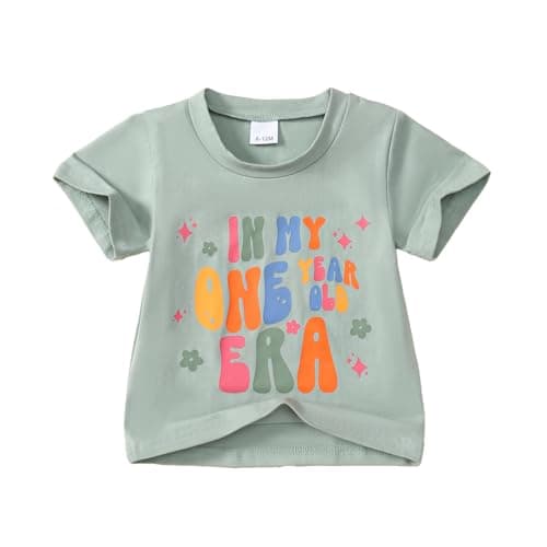 TinyPainter Baby Girl First Birthday Outfit 1st Birthday Top My One-Year-Old Era