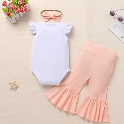 IMEKIS Baby Girl 1st Birthday Strawberry Peach Romper&Cake Smash Outfit