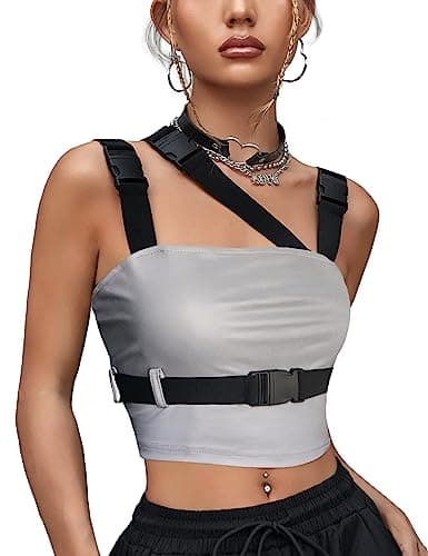 Buckle Tank Tops for Women
