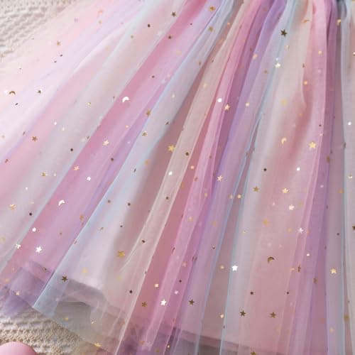 Nileafes Toddler Girl Fairy Butterfly Tulle Casual Birthday Dress