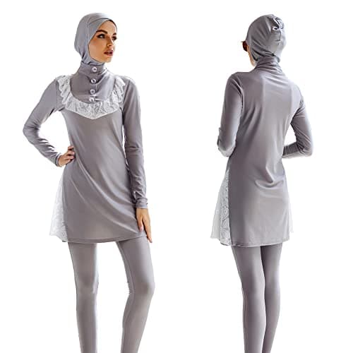 IMEKIS Women's Modest Muslim Burkini Swimwear