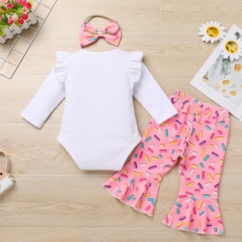 IMEKIS Baby Girls 1st Birthday Pumpkin Mouse Outfit + Long Pants + Headband Sets