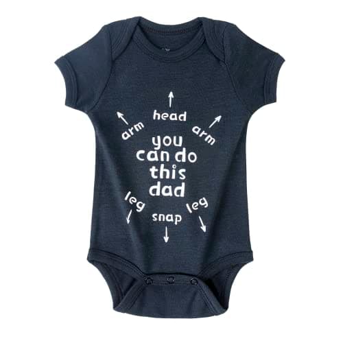 Cnins Funny Baby & Daddy Matching Outfit for 1st Birthday, Unisex 0-24M