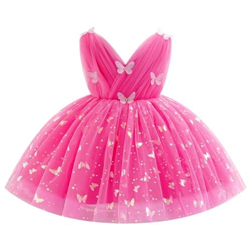 Butterfly Birthday Dress for Toddler Girls