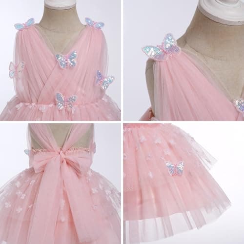 Butterfly Birthday Dress for Toddler Girls