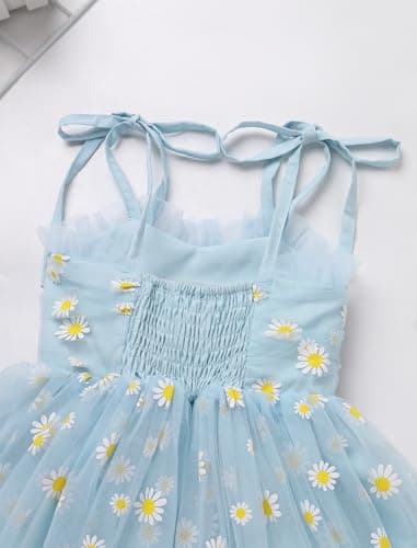 IMEKIS Toddler Girl Strawberry Heart Tulle Birthday Dress