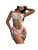 Women Rave Rainbow Mesh See Through Bikini Cover Ups Sexy Sleeveless Hollow Out Bodycon Midi Dress Festival Outfit