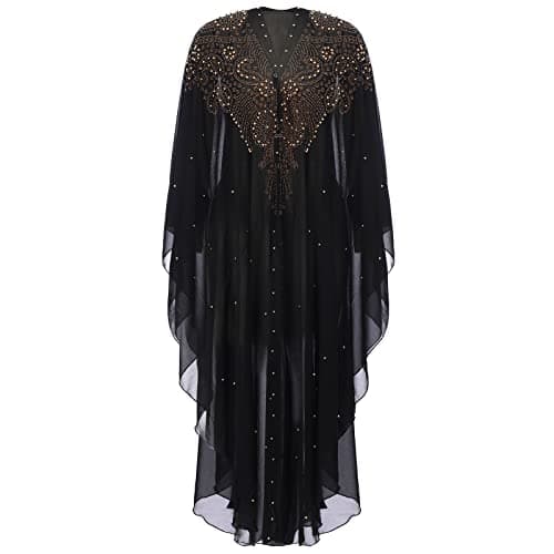 Muslim Abayas Maxi Dress Hooded Kaftan Robe Dubai Outfit