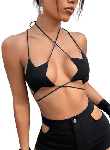 Ella Lust Rave Star Top for Women | EDC Festival Dance Bra Outfit