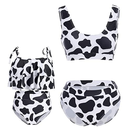 IMEKIS Mommy and Me Matching Family Swimsuits for Summer Beachwear