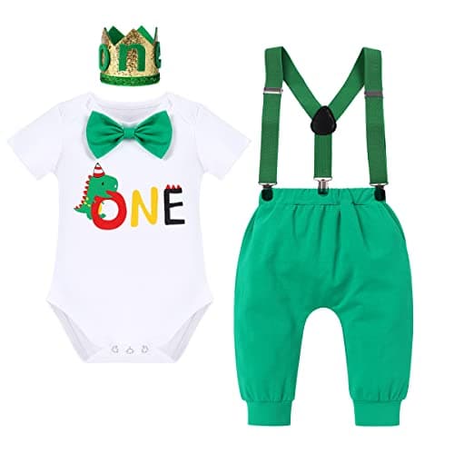 Baby Boys Dinosaur Birthday Outfit