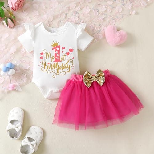BABY GIRL SUNNY PIGGY Dress Romper Skirt Set