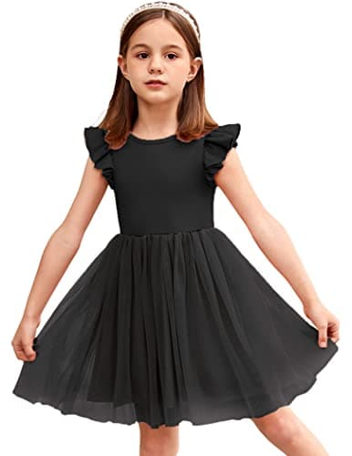 Arshiner Fluffy Tutu Dress for Little Girls 2-6Y Casual Party Sundress