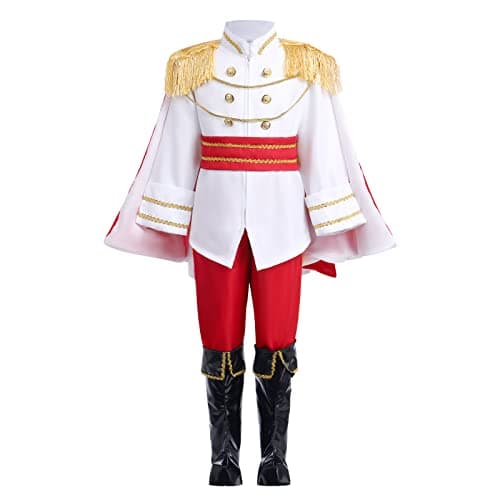 ODIZLI Prince Charming Costume for Kids Boys - Halloween Carnival Dress Up Suit