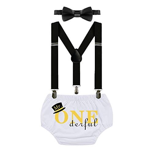 Mr. Onederful Cake Smash Outfit Boy First Birthday Set