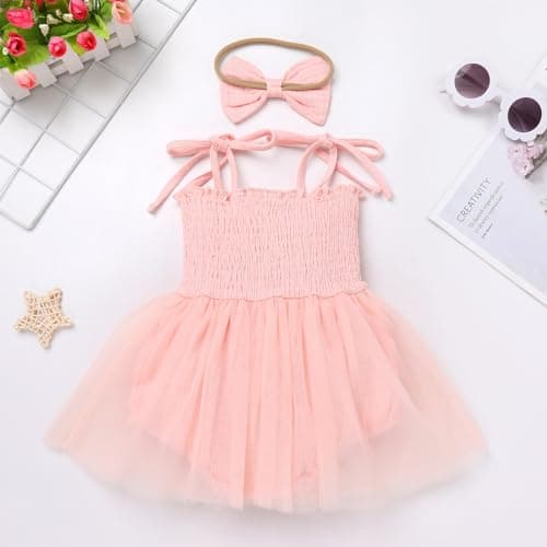 AWIBMK Baby Girls 1st Birthday Romper Dress