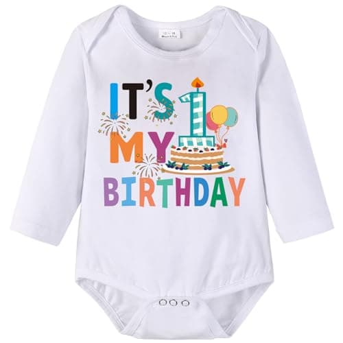 Wosixima Baby Boy 1st Birthday Bowtie Outfit TopHappy Birthday Clothes