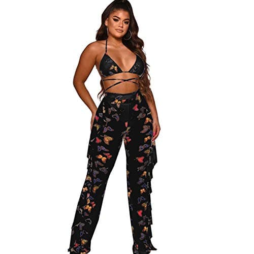 ECHOINE Women's Mesh Beach Jumpsuit Swimwear