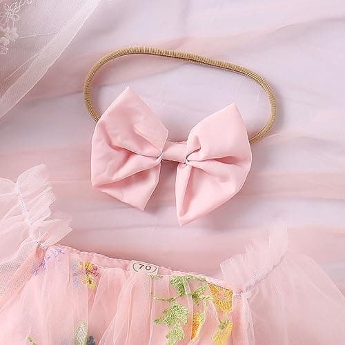 Newborn Baby Girls Butterfly Romper Princess Dress for 1st Birthday Photo Shoot