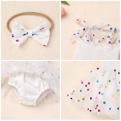 Baby Girl Strawberry Birthday Outfit: Boho Romper Dress with Headband for Summer Cake Smash Photoshoot
