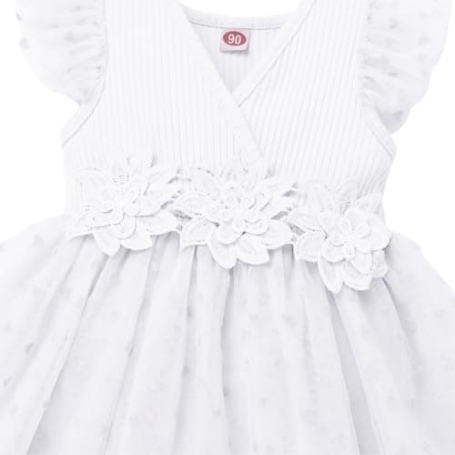 Toddler Baby Girls Birthday Dress with Headband