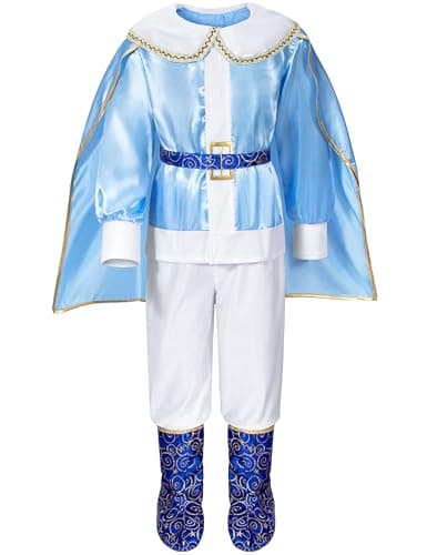 Royal Prince Charming Boys' Birthday & Halloween Costume Dress-Up Outfits for Kids