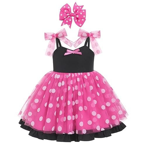 Mouse Birthday Princess Costume for Toddler Kid Girl
