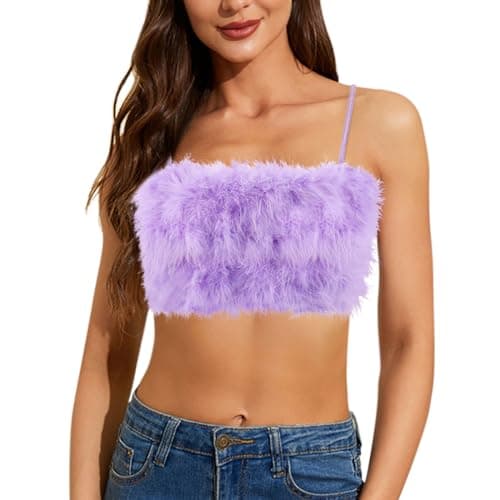 Reflective Crop Top for Women, Festival Rave Outfits and Girls Club Tank Vest
