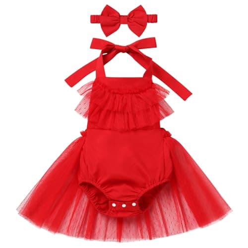 Baby Girls Black and White Striped Tutu Dress Halloween Costume with Headband