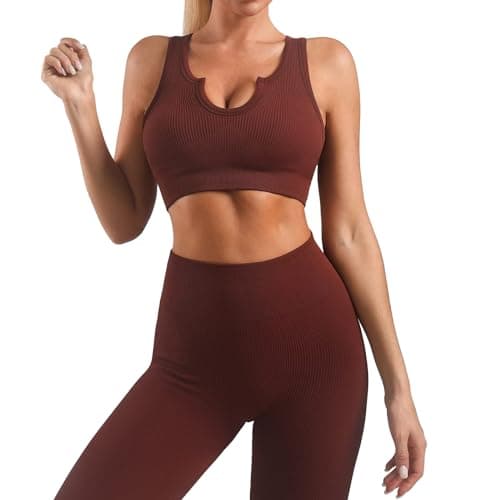 Lingdu Women's Yoga Outfits 2 piece Set