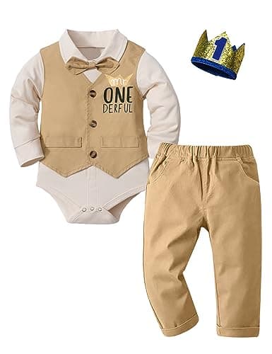 Mr One-derful Baby Boy Birthday Outfit